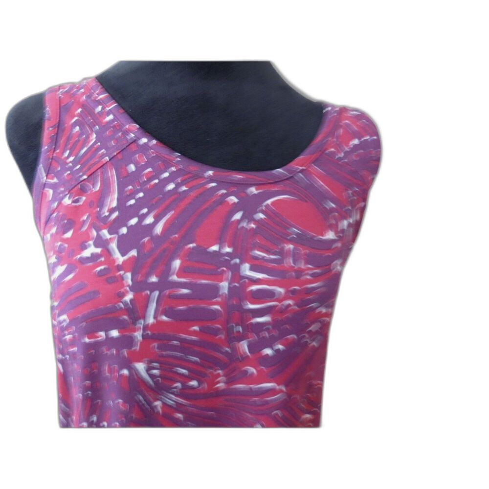 Woolrich Women's Athletic Patterned Tunic Dress Athleisure Wine/Purple S EUC - Picture 5 of 8